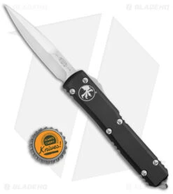 Microtech Ultratech Bayonet OTF Automatic Knife CC (3.4" Satin) 120-4 -Microtech Microtech Ultratech Bayo OTF Auto CC Satin BHQ 51388 jr bottlecap