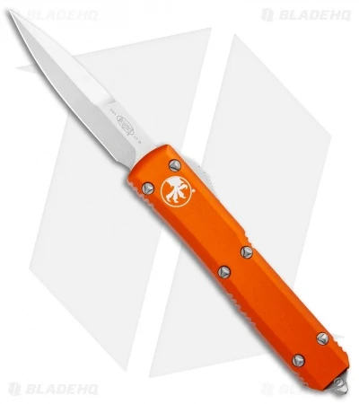 Microtech Ultratech Bayonet OTF Automatic Knife Orange (3.4" Stonewash) 3 Microtech Ultratech Bayonet OTF Automatic Knife Orange (3.4" Stonewash)