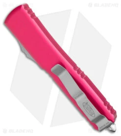 Microtech Ultratech Bayonet OTF Automatic Knife (3.4" Stonewash) 120-10PK 8 Microtech Ultratech Bayonet OTF Automatic Knife (3.4" Stonewash) 120-10PK -Microtech Microtech Ultratech Bayo OTF Auto Pink SW BHQ 176870 jr side