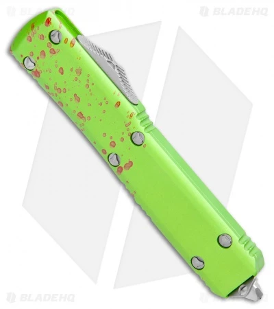 Microtech Ultratech Bayonet OTF Automatic Knife Zombie CC (3.4" Stonewash Serr) 4 Microtech Ultratech Bayonet OTF Automatic Knife Zombie CC (3.4" Stonewash Serr) - Image 2