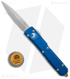 Microtech Ultratech Bayonet OTF Automatic Knife Blue CC (3.4" SW) 120-10BL -Microtech Microtech Ultratech Bayonet OTF Automatic Knife Blue 3in SW BHQ 25464 td size