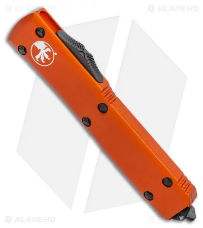 Microtech Ultratech Bayonet OTF Automatic Knife Tri-Grip Orange (3.4" Black) 4 Microtech Ultratech Bayonet OTF Automatic Knife Tri-Grip Orange (3.4" Black) - Image 2