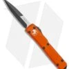 Microtech Ultratech Bayonet OTF Automatic Knife Tri-Grip Orange (3.4" Black) -Microtech Microtech Ultratech Bayonet OTF Automatic Knife Tri Grip Orange 3.4in Black 120 1OR BHQ 7711 LS jr
