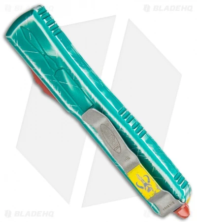 Microtech Ultratech Bounty Hunter OTF Automatic (3.4" Apocalyptic Full Serr) 5 Microtech Ultratech Bounty Hunter OTF Automatic (3.4" Apocalyptic Full Serr) - Image 3