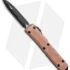 Microtech Copper Top Ultratech D/E OTF Automatic Knife (3.4" Black) -Microtech Microtech Ultratech Copper Top DE OTF Auto BHQ 91667 jr