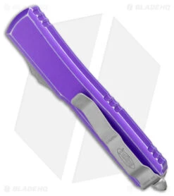 Microtech Ultratech D/E OTF Auto Knife Distressed Purple (3.4" Apocalyptic) 8 Microtech Ultratech D/E OTF Auto Knife Distressed Purple (3.4" Apocalyptic) -Microtech Microtech Ultratech DE Auto Distressed Purple Apocalyptic Dagger BHQ 177328 jr side
