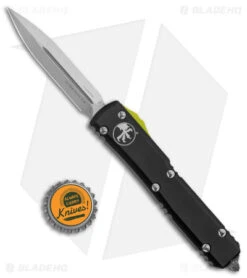 Microtech MagnaCut Ultratech D/E OTF Automatic Knife (3.4" Stonewash) -Microtech Microtech Ultratech DE MagnaCut OTF Auto SW BHQ 174370 jr bottlecap