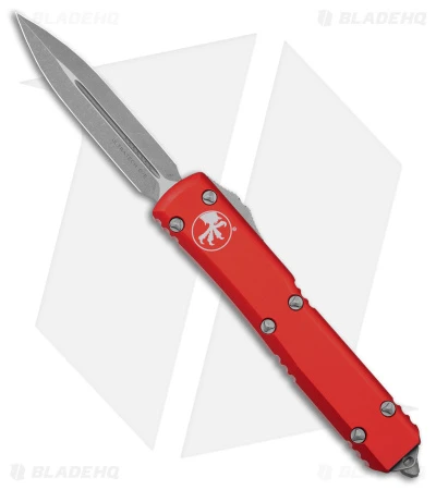 Microtech Ultratech D/E OTF Auto Knife Red (3.4" Apocalyptic) 122-10 APRD 3 Microtech Ultratech D/E OTF Auto Knife Red (3.4" Apocalyptic) 122-10 APRD