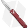 Microtech Ultratech D/E OTF Automatic Knife Merlot Red (3.4" Stonewash) -Microtech Microtech Ultratech DE OTF Auto Merlot Red SW BHQ 157399 jr