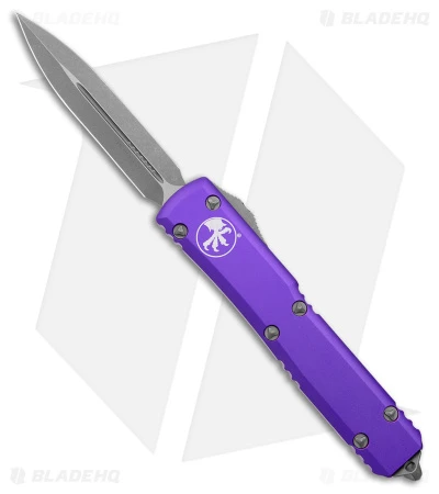 Microtech Ultratech D/E OTF Automatic Knife Purple (3.4" Apocalyptic) 3 Microtech Ultratech D/E OTF Automatic Knife Purple (3.4" Apocalyptic)