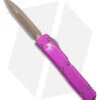 Microtech Ultratech D/E OTF Automatic Knife Violet (3.4" Bronze Apocalyptic)