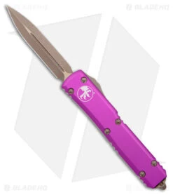 Microtech Ultratech D/E OTF Automatic Knife Violet (3.4" Bronze Apocalyptic)