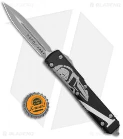 Microtech Ultratech D/E Signature Series OTF Molon Labe (3.5" Apocalyptic) -Microtech Microtech Ultratech DE Signature Series OTF Auto Molon Labe Apocalyptic BHQ 131519 jr bottlecap