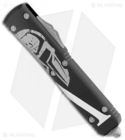 Microtech Ultratech D/E Signature Series OTF Molon Labe (3.5" Apocalyptic) -Microtech Microtech Ultratech DE Signature Series OTF Auto Molon Labe Apocalyptic BHQ 131519 jr spine