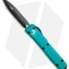Microtech Ultratech D/E OTF Automatic Knife Turquoise CC (3.4" Black) 122-1TQ