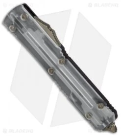 Microtech Ultratech Hellhound Tanto OTF Auto Knife Clear Top CC (Bronze SW) -Microtech Microtech Ultratech Hellhound Tanto Clear Top CC Bronze SW BHQ 79290 er spine