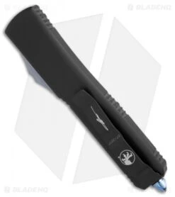 Microtech Ultratech Hellhound Tanto OTF Automatic Knife W/ Blue HW (Two-Tone) 7 Microtech Ultratech Hellhound Tanto OTF Automatic Knife W/ Blue HW (Two-Tone) -Microtech Microtech Ultratech Hellhound Tanto blue hw two tone BHQ 74449 er side