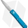 Microtech Ultratech Bayonet OTF Automatic Knife Turquoise CC (3.4" Satin) -Microtech Microtech Ultratech OTF Bayo Turquoise 120 4TQ BHQ 67979 jr