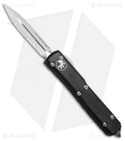 Microtech Ultratech OTF D/E Automatic Knife CC (3.4" Stonewash Serr) 122-11