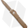 Microtech Ultratech D/E OTF Automatic Knife (3.5" Cerakote Tan) 122-1 CTA -Microtech Microtech Ultratech OTF DE Auto Cerakote Tan BHQ 146626 jr