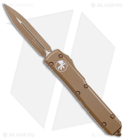 Microtech Ultratech D/E OTF Automatic Knife (3.5" Cerakote Tan) 122-1 CTA 3 Microtech Ultratech D/E OTF Automatic Knife (3.5" Cerakote Tan) 122-1 CTA