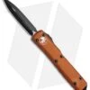Microtech Ultratech D/E OTF Automatic Knife CC Orange (3.4" Black) -Microtech Microtech Ultratech OTF DE Orange Black 122 1CCOR BHQ 51903 jr 1
