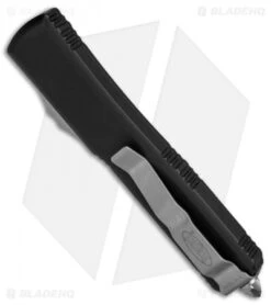 Microtech Ultratech Spartan OTF Automatic Knife CC (3.4" Satin Serr) 223-5 -Microtech Microtech Ultratech OTF DE Spartan Black Serr 223 5 BHQ 68548 jr side