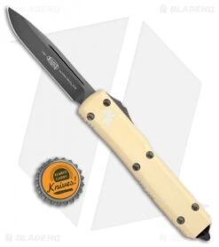 Microtech Ultratech OTF S/E Automatic Knife Champagne (3.4" DLC) 121-1DLCTCG -Microtech Microtech Ultratech OTF SE Auto Champagne Gold Black DLC 121 1DLCTCG BHQ 108515 jr bottlecap