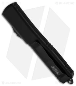 Microtech Ultratech S/E OTF Automatic Knife Blade Show 2022 (3.4" DLC) -Microtech Microtech Ultratech OTF SE Automatic Knife Blade Show 2022 3in DLC BHQ 148912 td side