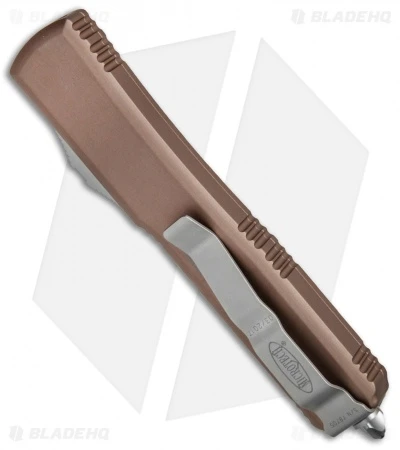 Microtech Ultratech S/E OTF Automatic Tan CC (3.4" Stonewash) 121-10TA 4 Microtech Ultratech S/E OTF Automatic Tan CC (3.4" Stonewash) 121-10TA - Image 2