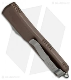 Microtech Ultratech Spartan OTF Automatic Knife Tan CC (3.4" Stonewash) 223-10TA -Microtech Microtech Ultratech OTF Spartan SW Tan 223 10TA BHQ 52040 jr side