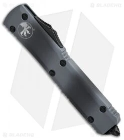 Microtech Ultratech S/E OTF Automatic Knife CC (3.4" Urban Camo Serr) -Microtech Microtech Ultratech SE CC Urban Camo serr BHQ 72295 er spine