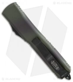 Microtech Ultratech S/E OTF Automatic Knife CC (3.4" Green Camo) -Microtech Microtech Ultratech SE CC green camo BHQ 52464 er side