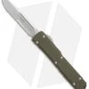 Microtech Ultratech S/E OTF Automatic Knife OD Green G-10 (3.4" Stonewash Serr) -Microtech Microtech Ultratech SE OD Green G10 sw serr BHQ 78162 er