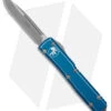 Microtech Ultratech S/E OTF Automatic Knife Distressed Blue(3.4" Apocalyptic) -Microtech Microtech Ultratech SE OTF AK Distressed Blue 3in Apocalyptic SW BHQ 179167 td