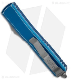 Microtech Ultratech S/E OTF Automatic Knife Distressed Blue(3.4" Apocalyptic) 8 Microtech Ultratech S/E OTF Automatic Knife Distressed Blue(3.4" Apocalyptic) -Microtech Microtech Ultratech SE OTF AK Distressed Blue 3in Apocalyptic SW BHQ 179167 td side