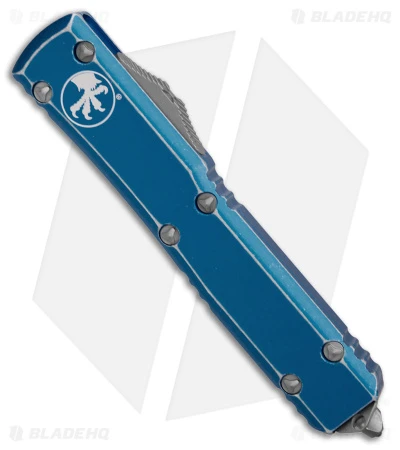 Microtech Ultratech S/E OTF Automatic Knife Distressed Blue(3.4" Apocalyptic) 4 Microtech Ultratech S/E OTF Automatic Knife Distressed Blue(3.4" Apocalyptic) - Image 2