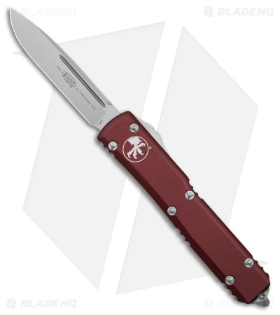 Microtech Ultratech S/E OTF Automatic Knife Merlot (3.4" Stonewash) 3 Microtech Ultratech S/E OTF Automatic Knife Merlot (3.4" Stonewash)