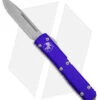 Microtech Ultratech S/E OTF Automatic Knife Purple Aluminum (3.4" Stonewash)