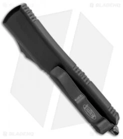 Microtech Ultratech OTF S/E Automatic Knife Black (3.4" Black DLC) 121-1DLCT -Microtech Microtech Ultratech SE OTF Auto Black Black DLC 121 1DLCT BHQ 105167 jr side
