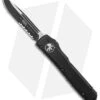 Microtech Ultratech S/E OTF Automatic Knife Tactical Black (3.4" Black Serr)