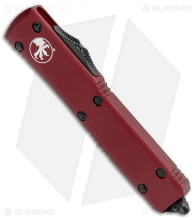 Microtech Ultratech S/E OTF Automatic Knife CC Merlot Red (3.4" Black) 121-1MR 4 Microtech Ultratech S/E OTF Automatic Knife CC Merlot Red (3.4" Black) 121-1MR - Image 2
