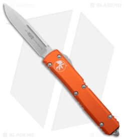 Microtech Ultratech S/E OTF Automatic Knife Orange (3.4" Stonewash) 121-10OR