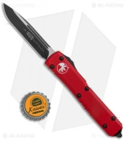 Microtech Ultratech S/E OTF Automatic Knife Red CC (3.4" Black) 121-1RD 9 Microtech Ultratech S/E OTF Automatic Knife Red CC (3.4" Black) 121-1RD -Microtech Microtech Ultratech SE OTF Auto Red CC Black 121 1RD BHQ 51581 jr bottlecap
