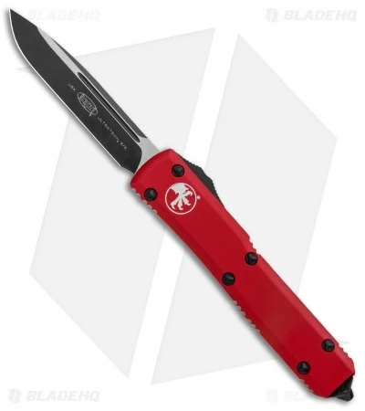Microtech Ultratech S/E OTF Automatic Knife Red CC (3.4" Black) 121-1RD 3 Microtech Ultratech S/E OTF Automatic Knife Red CC (3.4" Black) 121-1RD