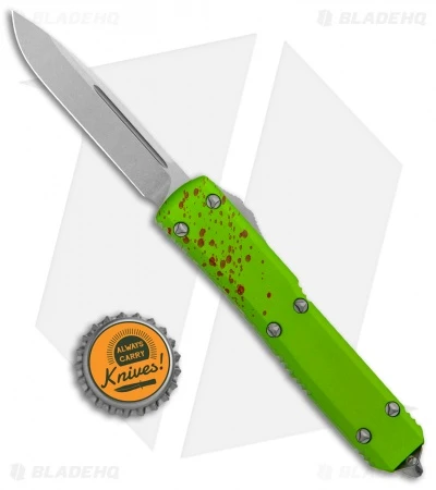 Microtech Ultratech S/E OTF Automatic Knife Zombie CC (3.4" Stonewash) 6 Microtech Ultratech S/E OTF Automatic Knife Zombie CC (3.4" Stonewash) - Image 4