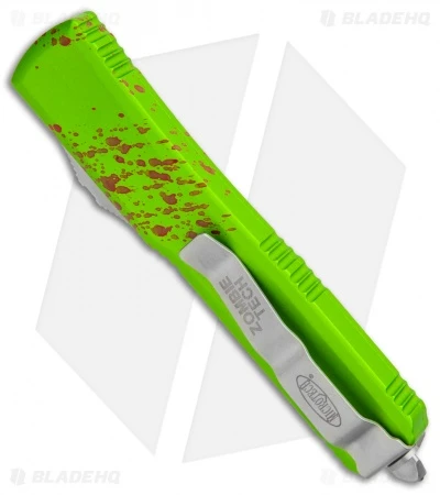 Microtech Ultratech S/E OTF Automatic Knife Zombie CC (3.4" Stonewash) 5 Microtech Ultratech S/E OTF Automatic Knife Zombie CC (3.4" Stonewash) - Image 3