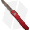 Microtech Ultratech S/E OTF Automatic Knife Red (3.4" Bronze) 121-13RD