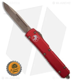 Microtech Ultratech S/E OTF Automatic Knife Red (3.4" Bronze) 121-13RD 9 Microtech Ultratech S/E OTF Automatic Knife Red (3.4" Bronze) 121-13RD -Microtech Microtech Ultratech SE OTF Automatic Knife Red 3.4in Bronze BHQ 181741 hd size