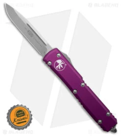Microtech Ultratech S/E OTF Automatic Knife Violet (3.4" Satin) 121-4VI -Microtech Microtech Ultratech SE OTF Automatic Knife Violet 3.4in Satin BHQ 93228 hd size